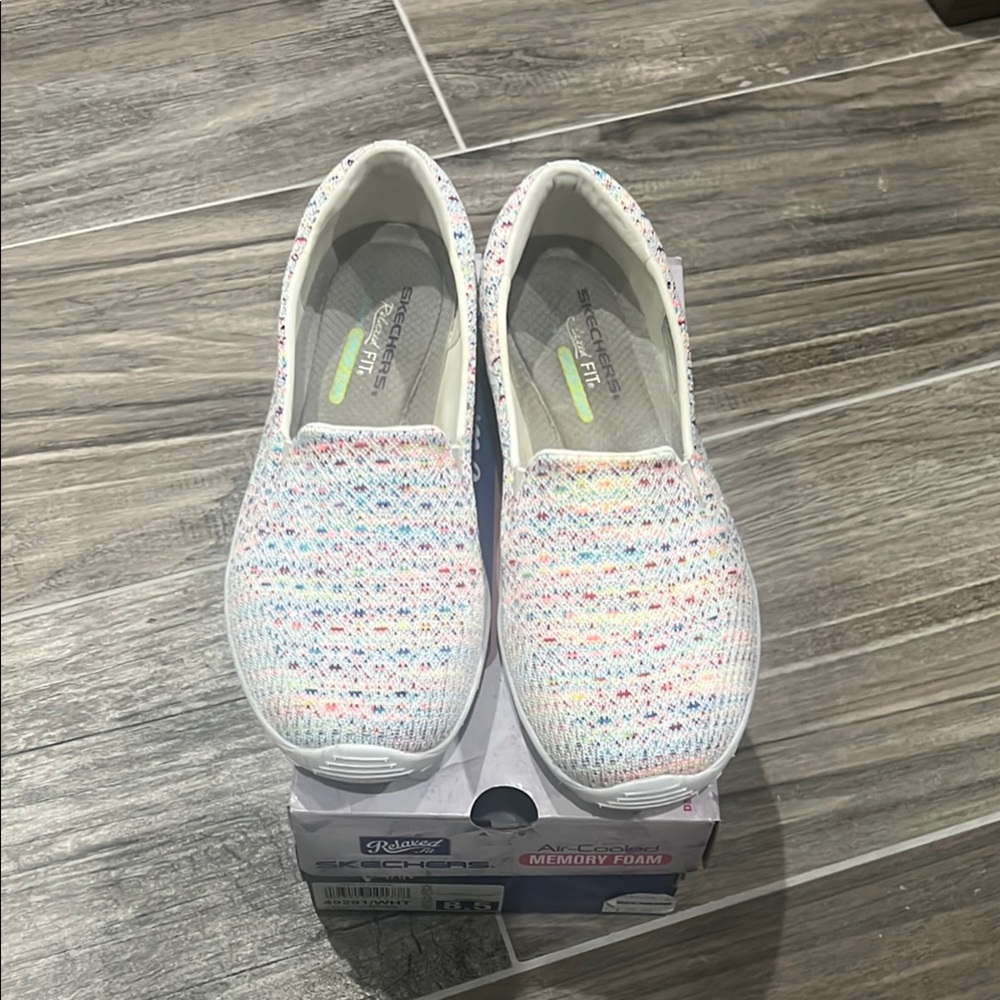 Skechers Multicolor Slip-On Shoes
